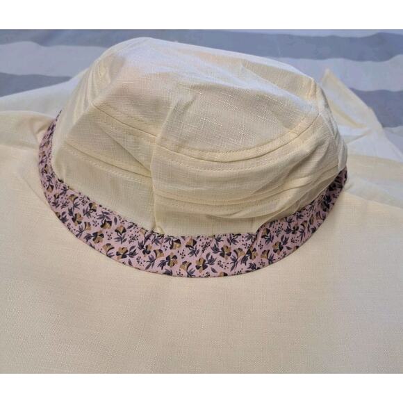 Sun Hats for Women Foldable Wide Birm Boonie Hat Adjustable, Hat with tether - Picture 3 of 9